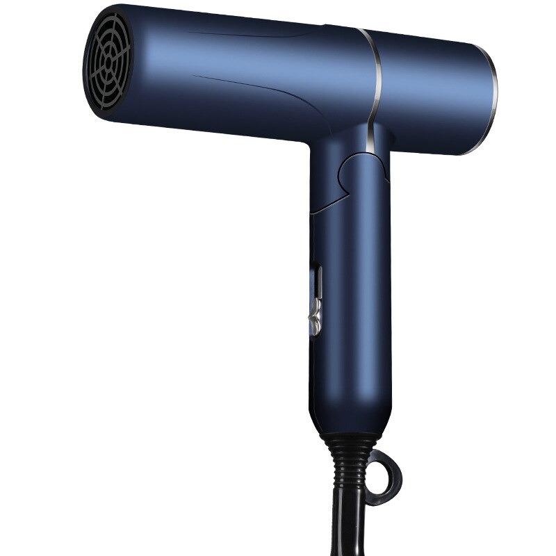Portable Anion Hair Dryer High Power Blue Light Anion Anti-static Modeling Household Heating Hot Cooling Air Foldable Hairdryer