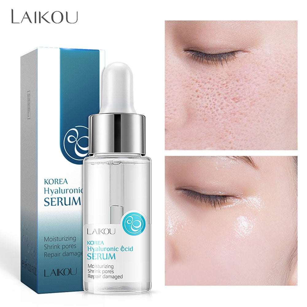 LAIKOU Serum Japan Sakura Essence Anti-Aging Hyaluronic Acid Pure 24K Gold Whitening Vitamin C Face Serum Face Skin Care Korea