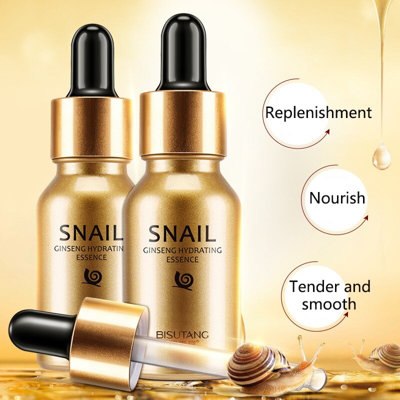 Moisturizing Shrinking Pores Firming Skin Snail Face Essence Hydrating Serum Brighten Skin Color Facial Skin Care Serum