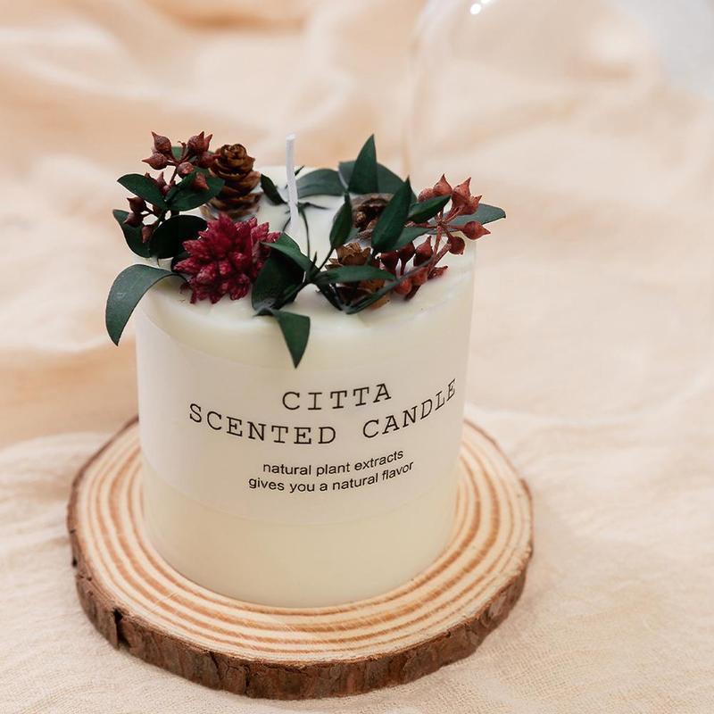 Citta Mori Series Scented Candle Gift Box Wax New Glass Candle Romantic Gift Aromatherapy Soy Scented Year Candle