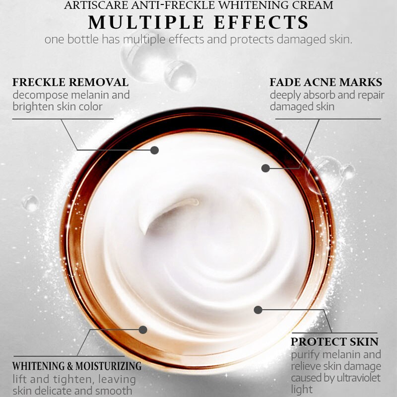 Whitening Face Cream for Removal Freckles and Dark Spots Skin Repair Whitening and Moisturizing Remove Sunburn Whitening Cream