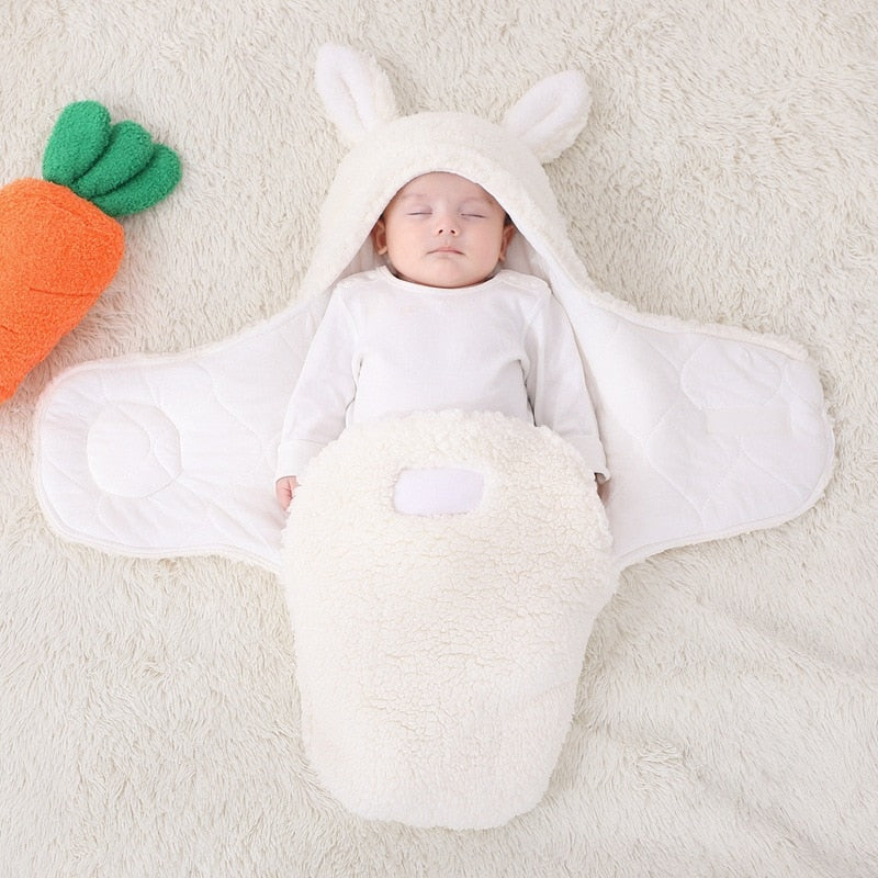 Soft Newborn Baby Wrap Blankets Baby Sleeping Bag Envelope For Newborn Sleepsack 100% Cotton Thicken Cocoon for Baby 0-9 Months
