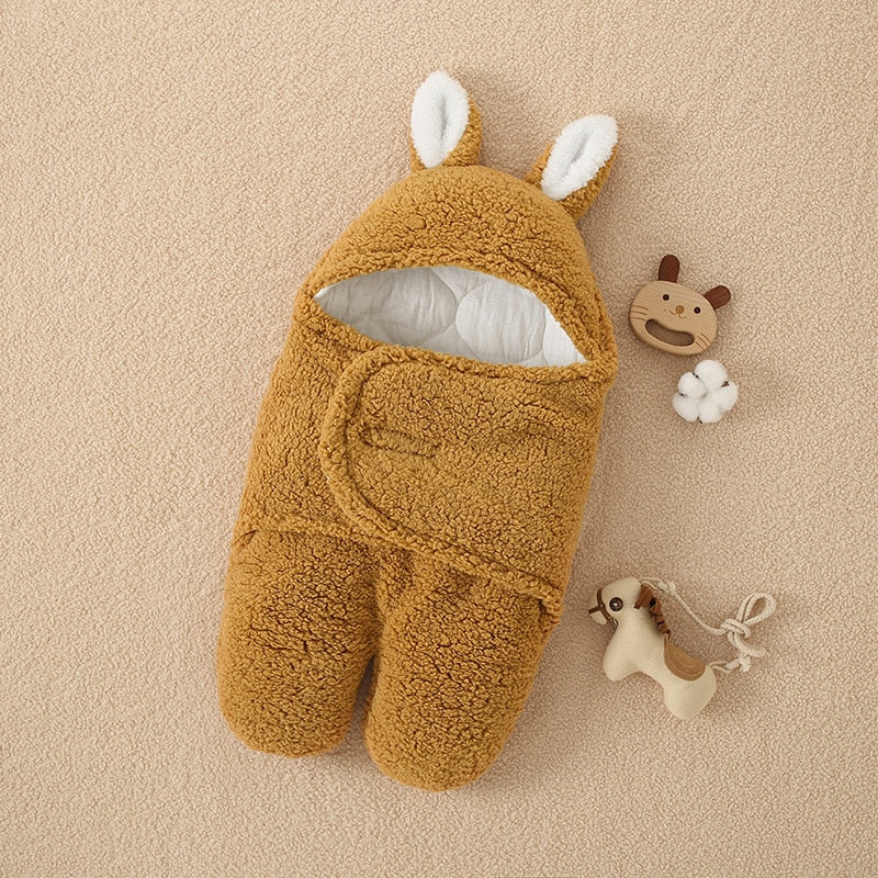 Soft Newborn Baby Wrap Blankets Baby Sleeping Bag Envelope For Newborn Sleepsack 100% Cotton Thicken Cocoon for Baby 0-9 Months