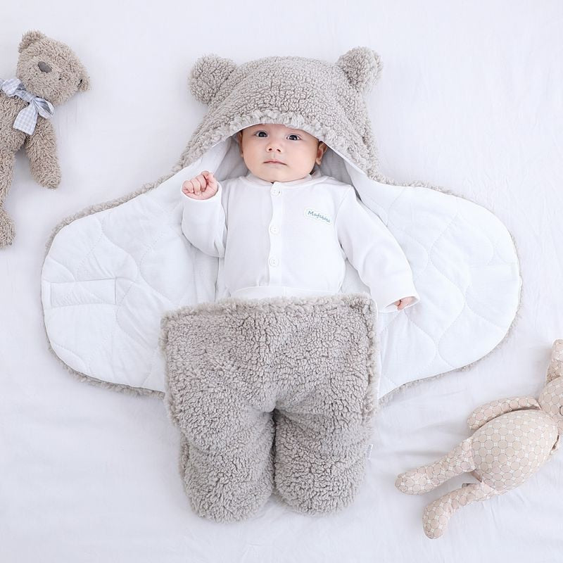 Soft Newborn Baby Wrap Blankets Baby Sleeping Bag Envelope For Newborn Sleepsack 100% Cotton Thicken Cocoon for Baby 0-9 Months
