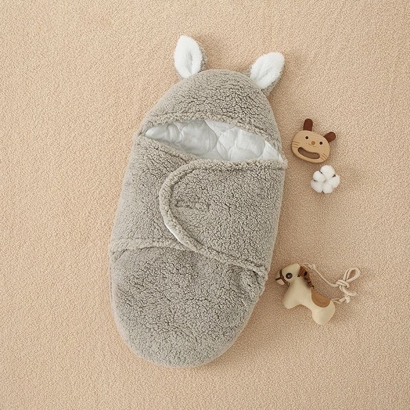 Soft Newborn Baby Wrap Blankets Baby Sleeping Bag Envelope For Newborn Sleepsack 100% Cotton Thicken Cocoon for Baby 0-9 Months