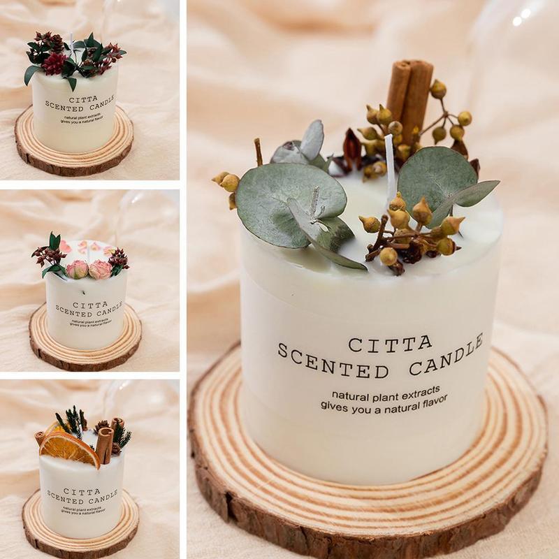 Citta Mori Series Scented Candle Gift Box Wax New Glass Candle Romantic Gift Aromatherapy Soy Scented Year Candle
