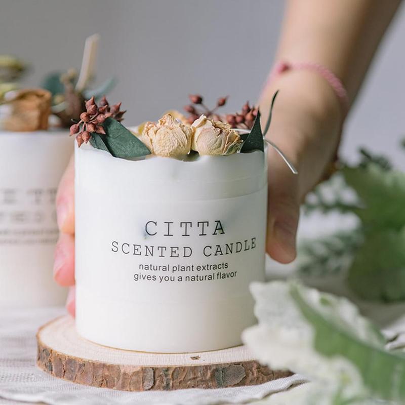 Citta Mori Series Scented Candle Gift Box Wax New Glass Candle Romantic Gift Aromatherapy Soy Scented Year Candle