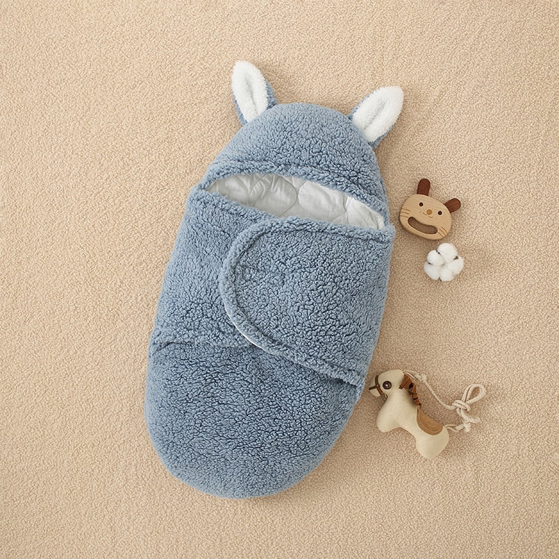 Soft Newborn Baby Wrap Blankets Baby Sleeping Bag Envelope For Newborn Sleepsack 100% Cotton Thicken Cocoon for Baby 0-9 Months