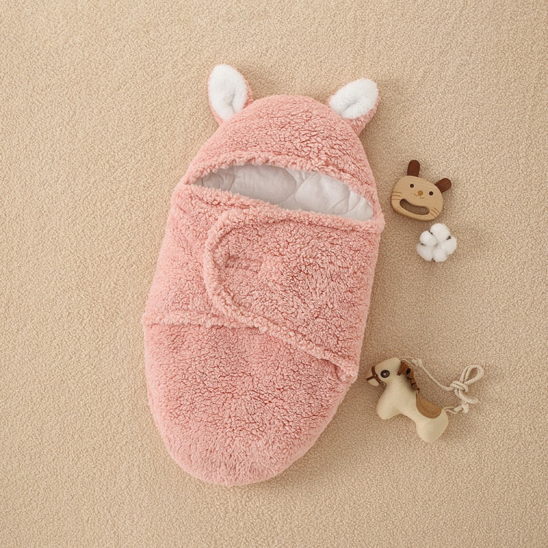 Soft Newborn Baby Wrap Blankets Baby Sleeping Bag Envelope For Newborn Sleepsack 100% Cotton Thicken Cocoon for Baby 0-9 Months