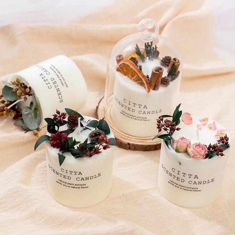 Citta Mori Series Scented Candle Gift Box Wax New Glass Candle Romantic Gift Aromatherapy Soy Scented Year Candle