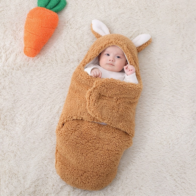 Soft Newborn Baby Wrap Blankets Baby Sleeping Bag Envelope For Newborn Sleepsack 100% Cotton Thicken Cocoon for Baby 0-9 Months