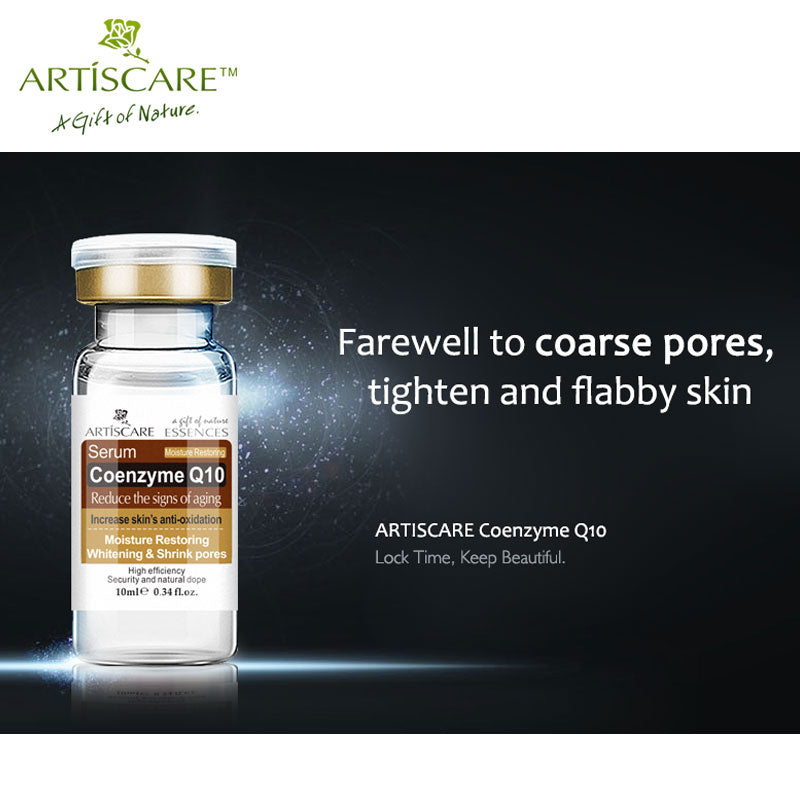ARTISCARE Coenzyme Q10 Serum anti aging whitening and minimize pores essence tighten and flabby skin Best Skin Care cream 3Pcs