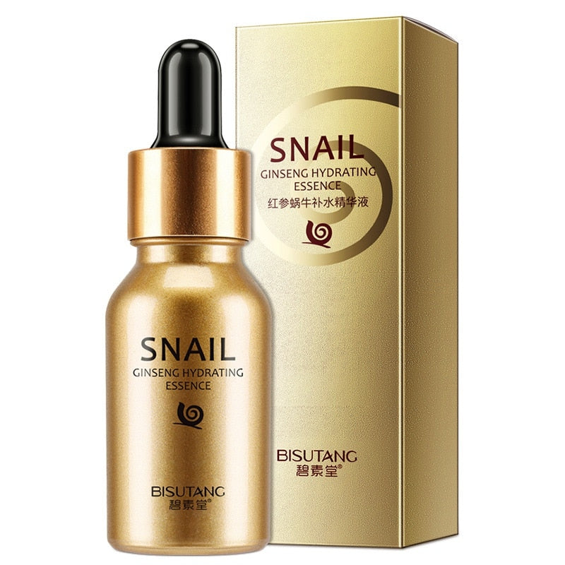 Moisturizing Shrinking Pores Firming Skin Snail Face Essence Hydrating Serum Brighten Skin Color Facial Skin Care Serum