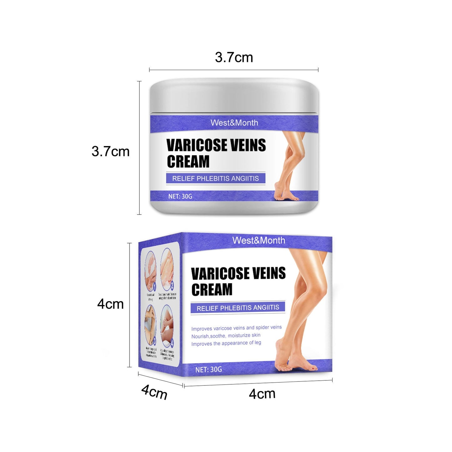 Effective Varicose Veins Feet Cream Relieve Vasculitis Phlebitis Spider Pain Treatment Ointment Medical Plaster Body Foot Care