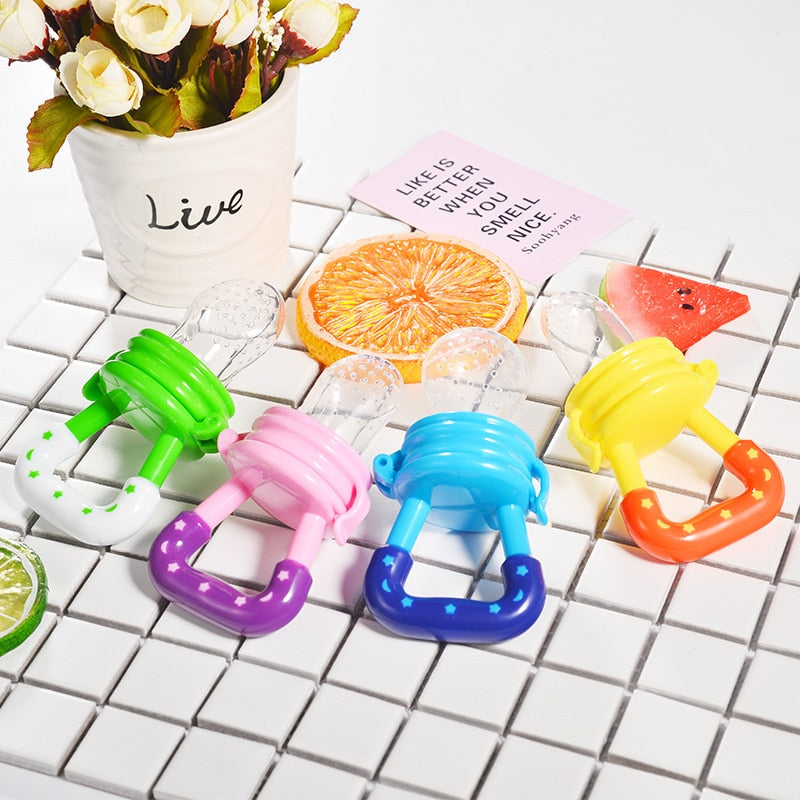 Baby Nipple Fresh Food Nibbler Infant Nipple Soother Toddler Pacifier Feeder For Fruits Food Feeding Pacifier Bottles