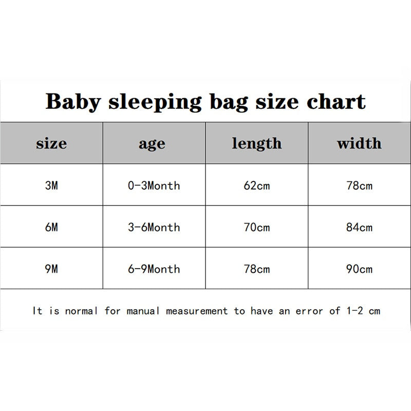 Soft Newborn Baby Wrap Blankets Baby Sleeping Bag Envelope For Newborn Sleepsack 100% Cotton Thicken Cocoon for Baby 0-9 Months
