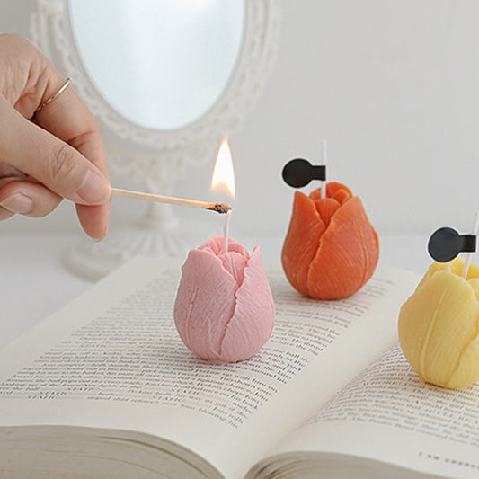 Tulip Candle Aroma Decoration Wedding Souvenir Birthday Gift Decoration Accessories Elegant Flower Cute Gift