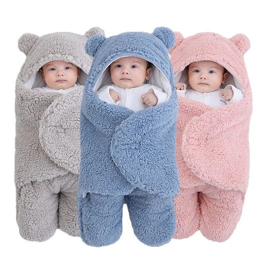 Soft Newborn Baby Wrap Blankets Baby Sleeping Bag Envelope For Newborn Sleepsack 100% Cotton Thicken Cocoon for Baby 0-9 Months