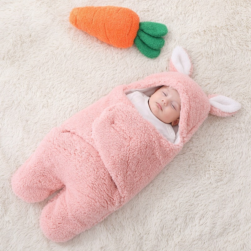 Soft Newborn Baby Wrap Blankets Baby Sleeping Bag Envelope For Newborn Sleepsack 100% Cotton Thicken Cocoon for Baby 0-9 Months