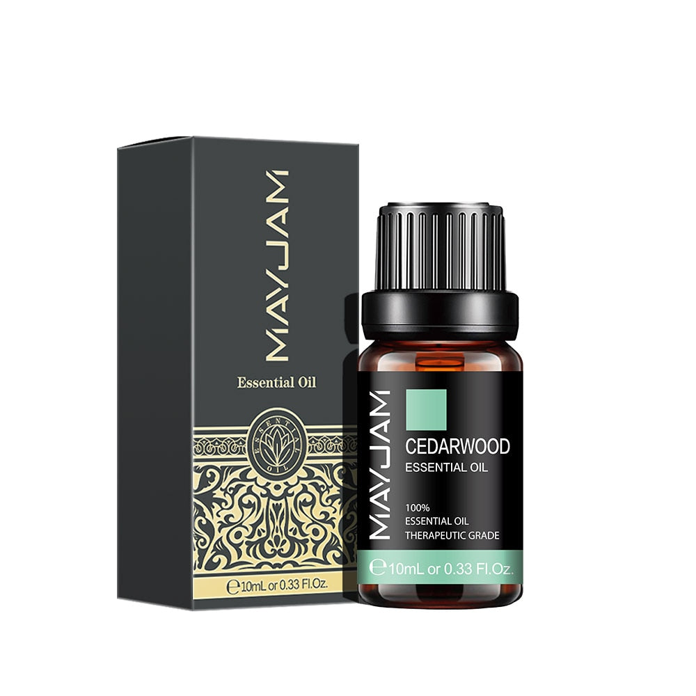 10ml Cedarwood Essential Oil Pure Natural Essential Oils Vetiver Citronella Ylang Ylang Diffuser Aroma Oil for Hair Care