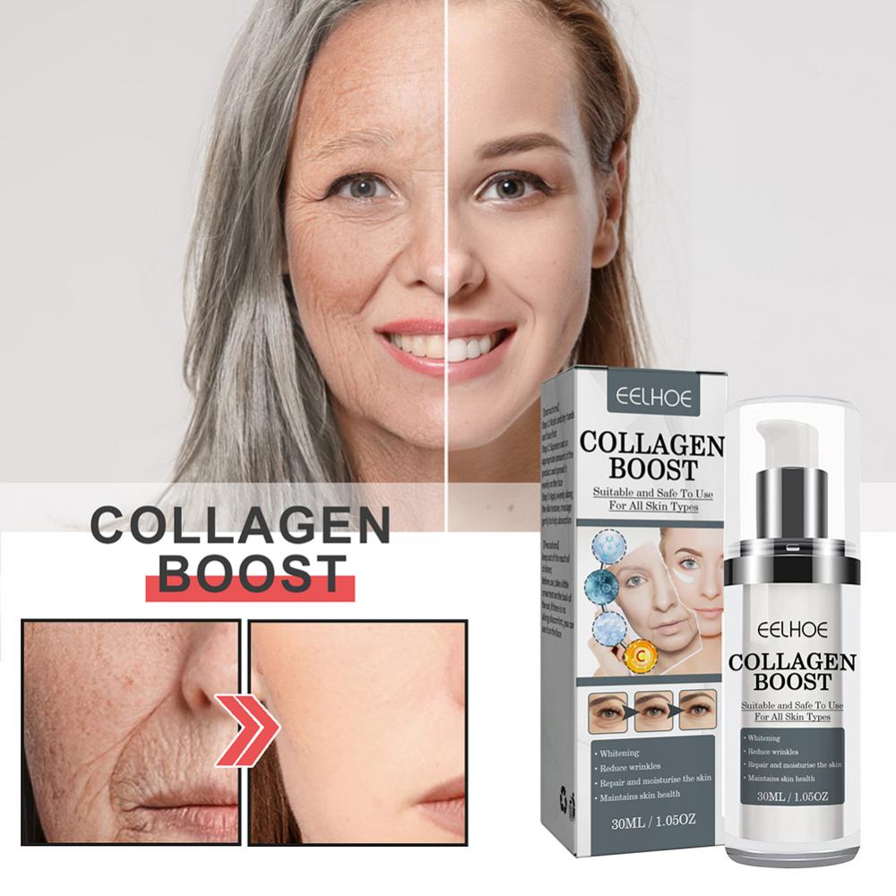 EELHOE Face Collagen Anti-Wrinkle Cream Anti Aging Dark Spot Remover For Face Serum Whitening Firming Cream Women Face Skin Care