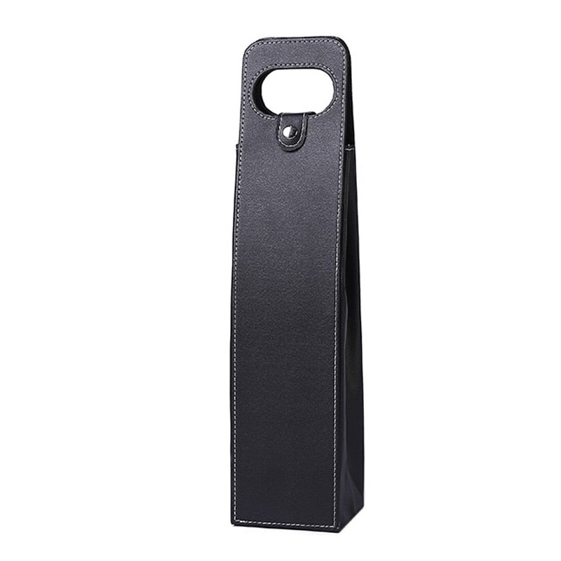 Manufacturers Wholesale Wine Bags Of Wine Packaging Gift Boxes Red Wine Only Leather Box Red Black Brown