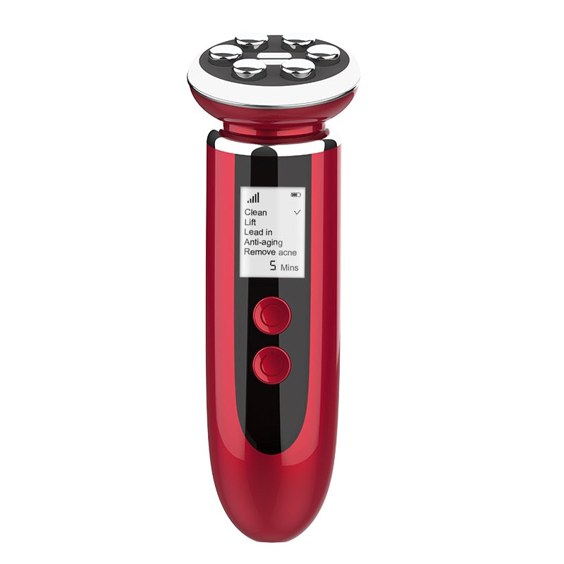Ems Rf Skin Tightening Machine Tool Beauty Home Makeup Tools Professional Cosmetic Devices Microcurrents for Face Mini Hifu Care