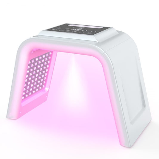 Home beauty salon 7-color LED light therapy facial mask PDT spectrometer skin moisturizing spray cold hot compress red blue ligh