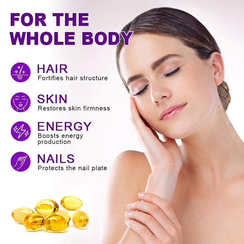 iMATCHME Biotin Vitamins with Collagen &amp; Keratin - Vitamin B1,B2,B3,B6,B7 Complex Healthy Nails &amp; Skin &amp; Hair Growth Supplement