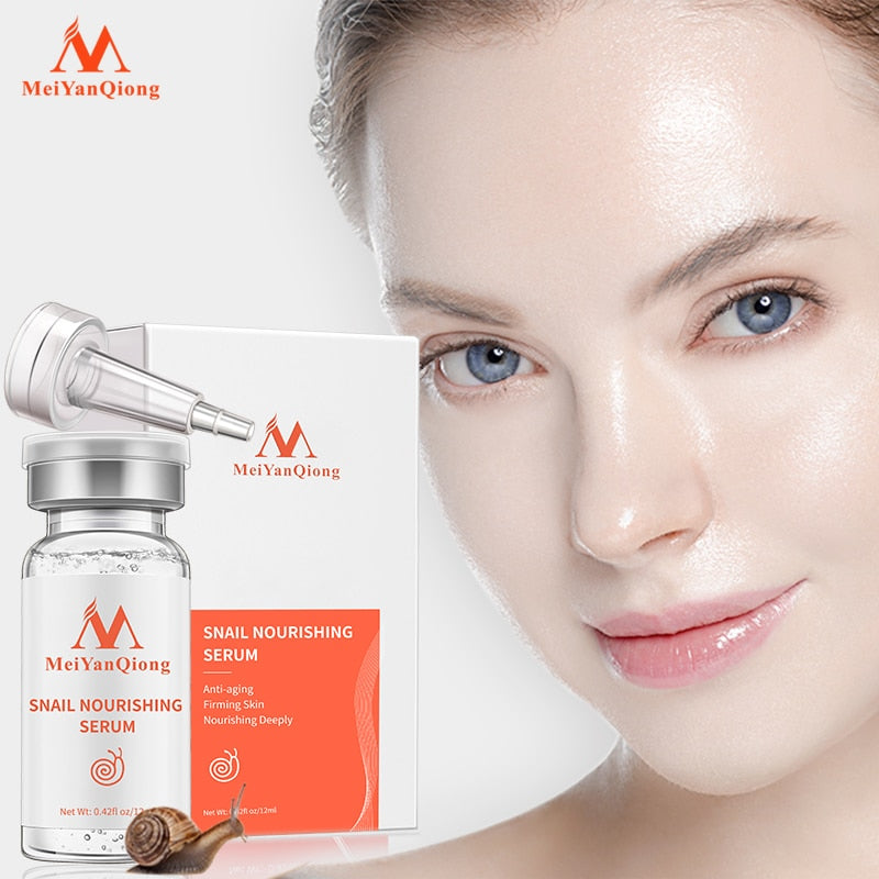 MeiYanQiong Natural Pure Snail Essence Liquid Hyaluronic Acid Whitening Spot Snail Essence Acne Rejuvenation Essence Skin Care