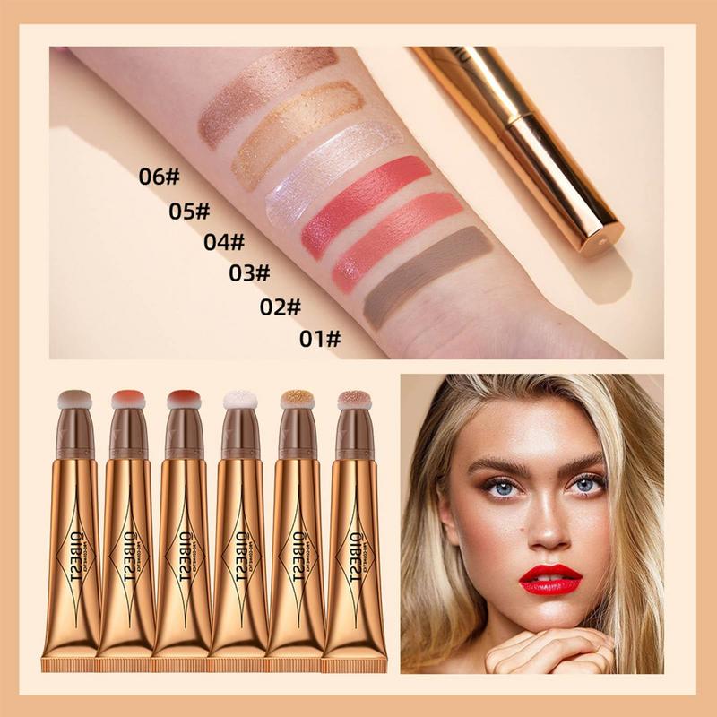Blush Stick Cream Blusher Blush Highlighter Stick Concealer Pen Versatile Highlighter Makeup Stick Lip Cheek Eye Multi-use Stick