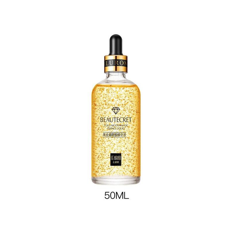 24K Gold Niacinamide Face Essence Anti-aging&amp;Wrinkle Moisturizing Hyaluronic Acid Serum Shrinks Pores korean Skin Care Products