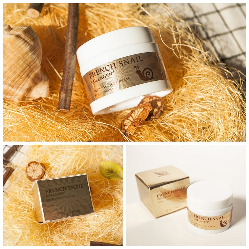 24K Gold Snail Nourishing Face Serum Facial Cream Firming Skincare Set Eye Cream Beauty  Facial Essence Korean Skin Care Product