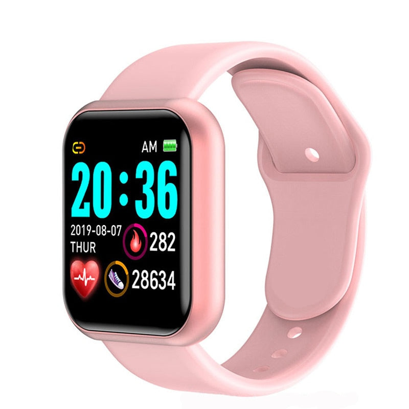 Smart Sport Watches Women Men Fitness Bracelet Tracker Steps Calorie Health Monitor Bluetooth Digital Wristwatch For Android IOS