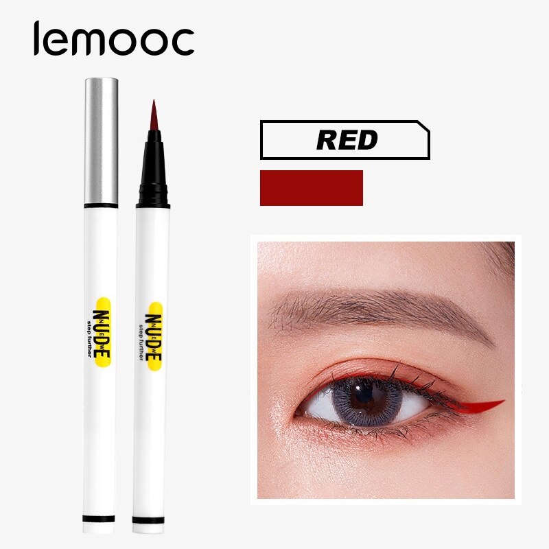 Lemooc Black Liquid Eyeliner Eye Make Up Super Waterproof Long Lasting Eye Liner Easy to Wear Eyes Makeup Cosmetics Tools
