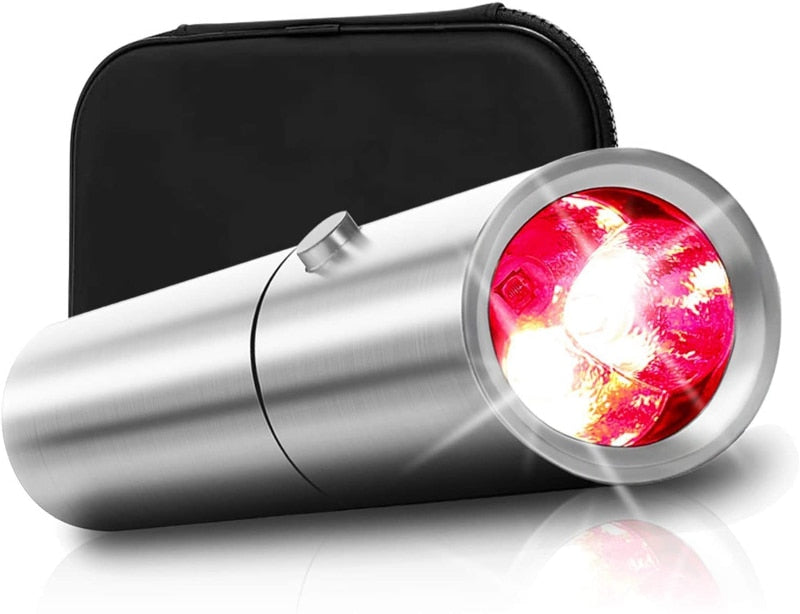 Red Light Therapy LED Infrared Acne Treatment Firm Skin Anti-aging Wrinkles Laser Pointer Laser Acne Pen EMS Facial Care