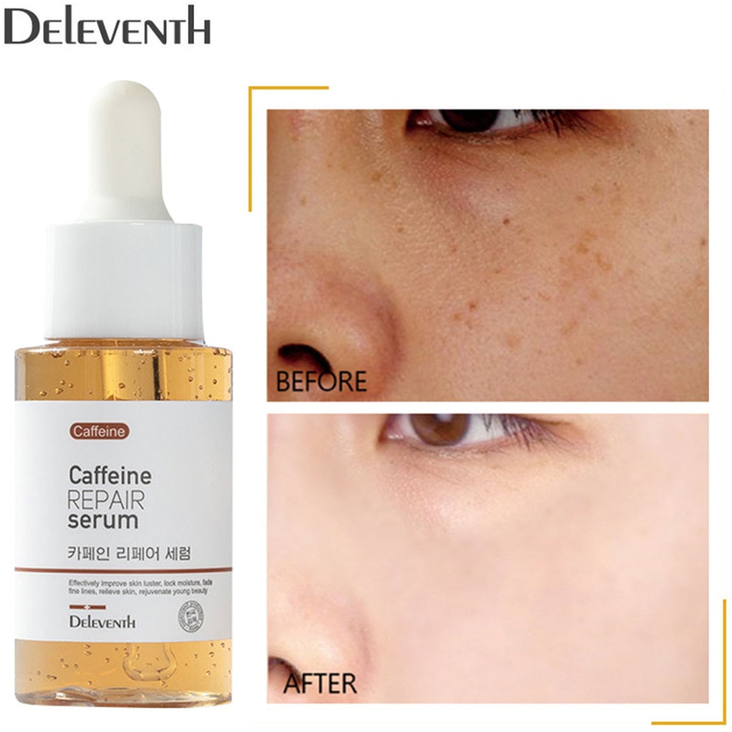 DEleventh Face Serum Anti Aging Repair Essence Firming Korean Skin Care Shrink Pore Anti Wrinkle Whitening Moisturizing Cosmetic