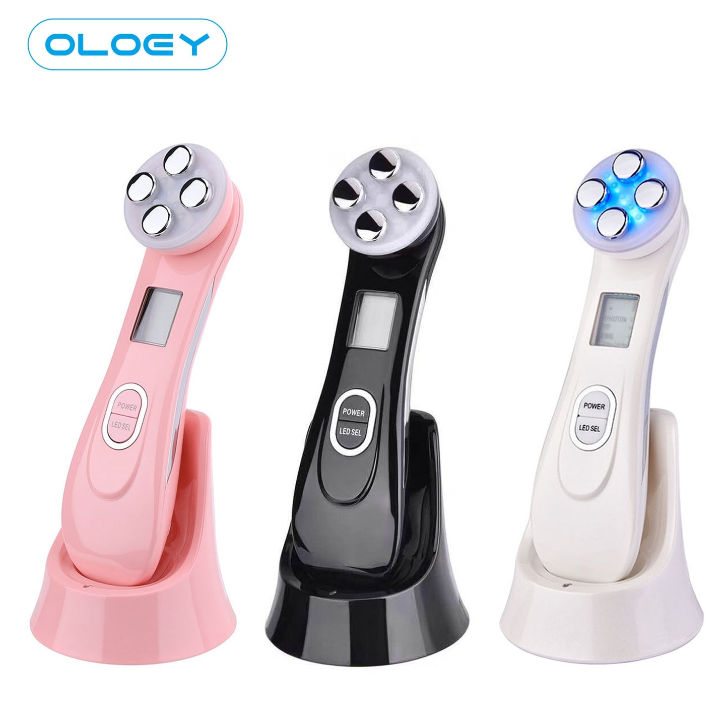 EMS&amp;RF Facial Radiofrequency Lifting Machine Face Spa Massager 5 in 1 Beauty Devices LED Photon Skin Rejuvenation Mesotherapy