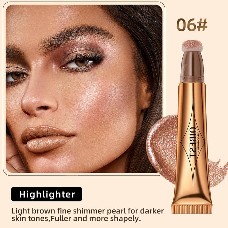 Blush Stick Cream Blusher Blush Highlighter Stick Concealer Pen Versatile Highlighter Makeup Stick Lip Cheek Eye Multi-use Stick
