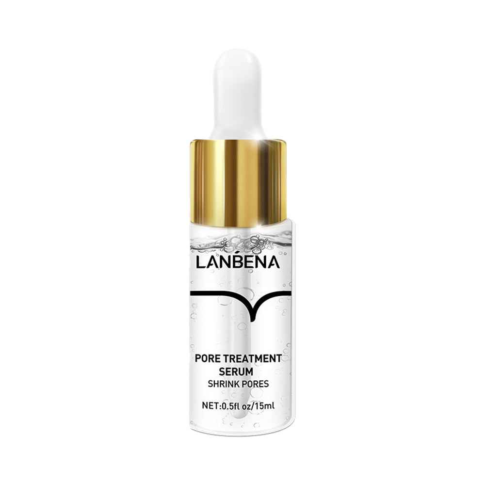 Vitamin C Hyaluronic Acid 24K Gold Six Peptides Acne Removal Serum Anti-Aging Moisturizing Shrink Pore Lift Firming Skin