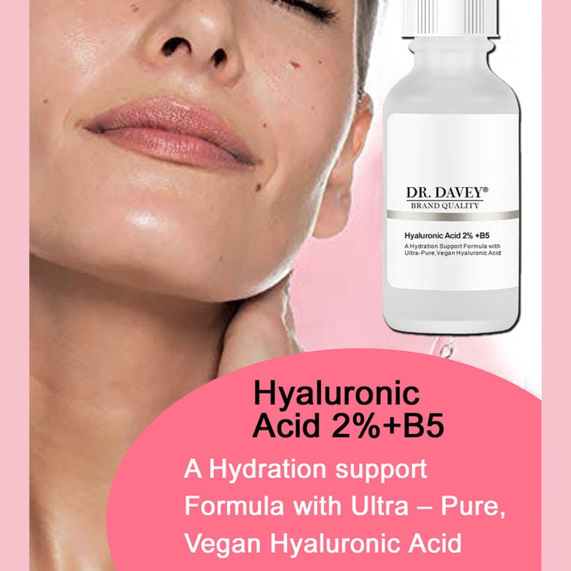 Hyaluronic Acid 2%+B5 Moisturizing Serum Hydrating Essence Improve Dry Skin Repair Skin Barrier Smooth Firm Care