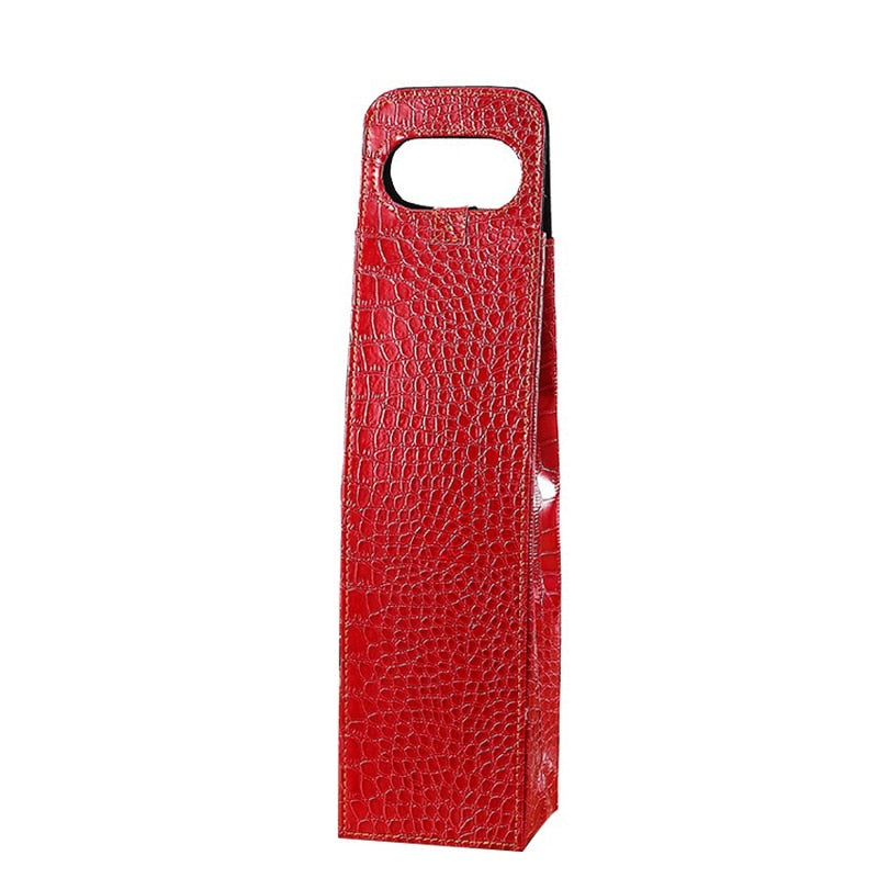 Manufacturers Wholesale Wine Bags Of Wine Packaging Gift Boxes Red Wine Only Leather Box Red Black Brown