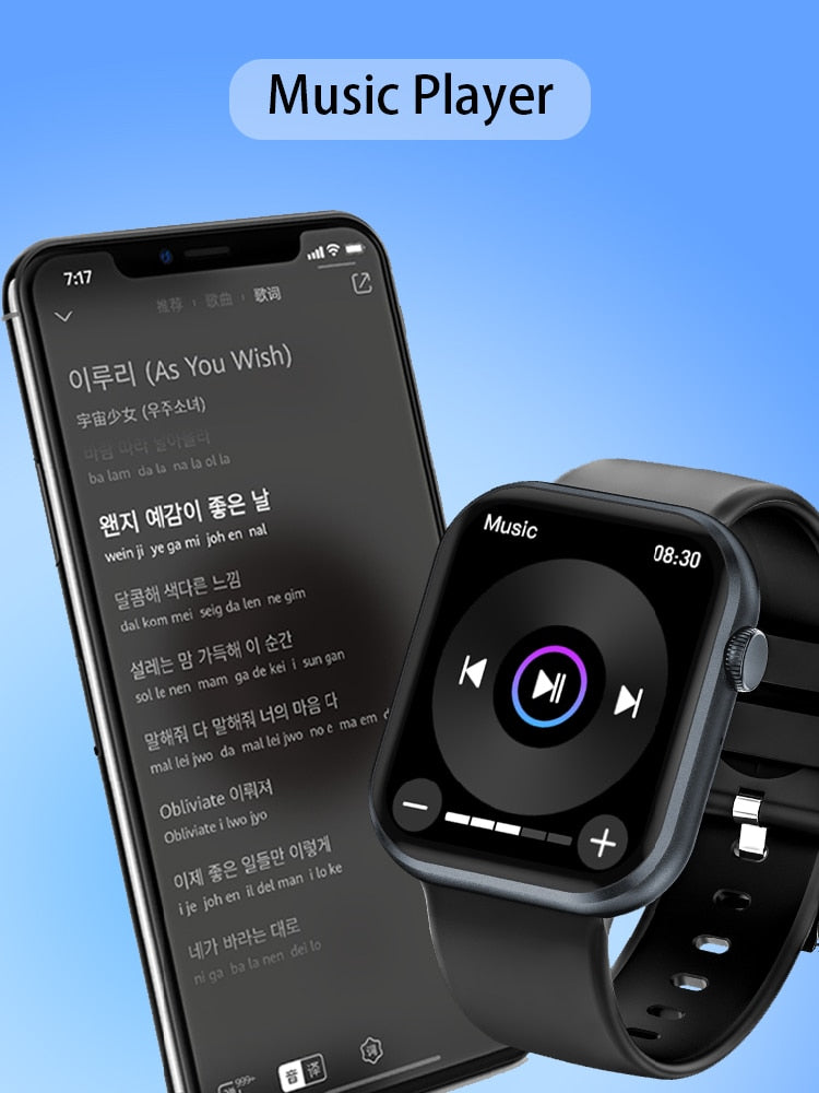 SENBONO 2023 New Women's Smart Watch Bluetooth Call Sport Watch Music Player Fitness Tracker Heart Rate Smartwatch Women Men+BOX