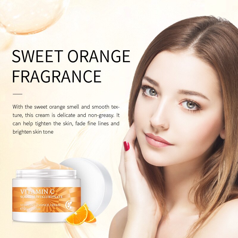 Vitamin C Whitening Freckle Serum Remove Melasma Acne Dark Spots Fade Pigment Melanin Corrector Moisturizing Brighten Skin Care