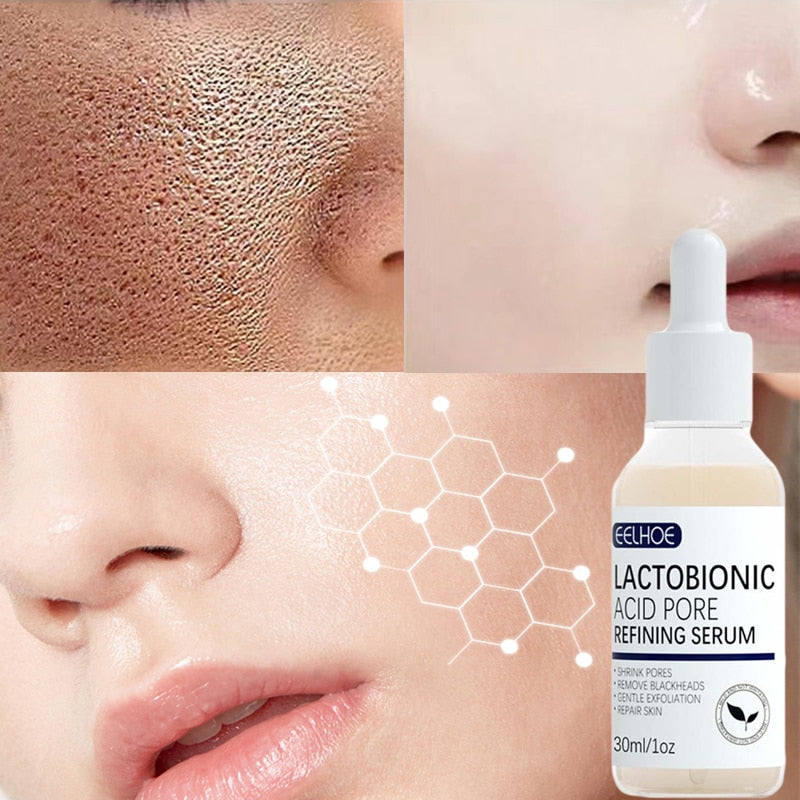 Effective Shrink Pores Facial Serum Smooth Pores Repair Essence Improve Blackheads Oil Control Moisturizing Nourishing Skin Care