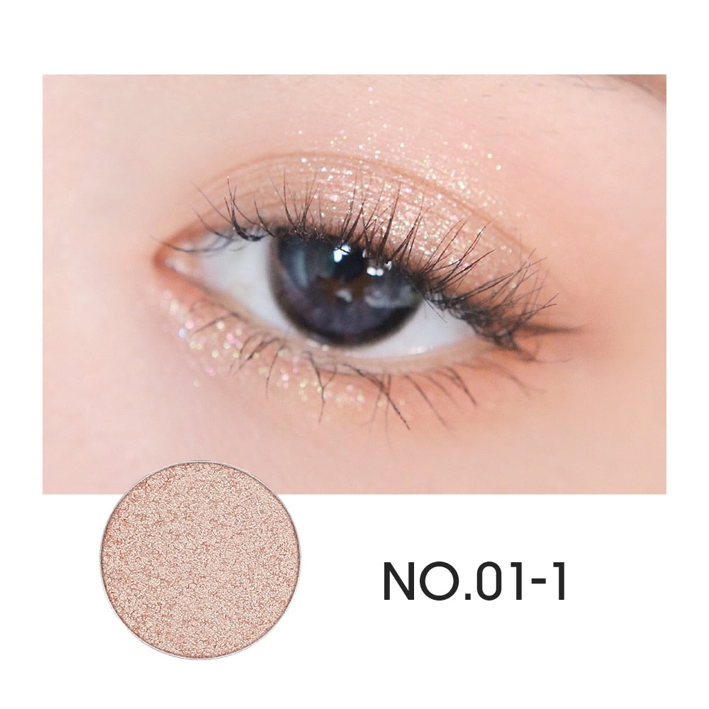 O.TWO.O Eyeshadow Trial Pack Cosmetics Shimmer Shadows Long-lasting Glitter Eye Shadow Sample Size Makeup
