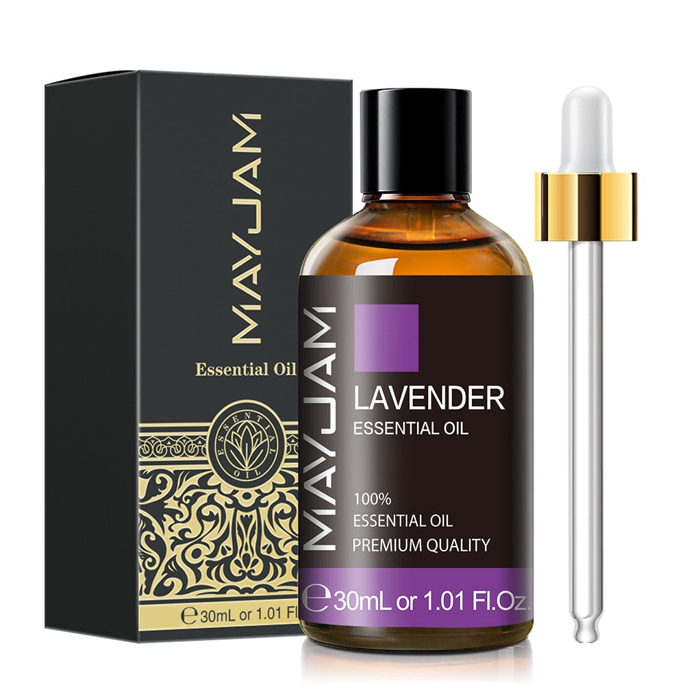 30ml Pure Natural Essential Oils Rose Lavender Jasmine Vanilla Eucalyptus Mint Sandalwood Lemon Cinnamon Tea Tree Essential Oil