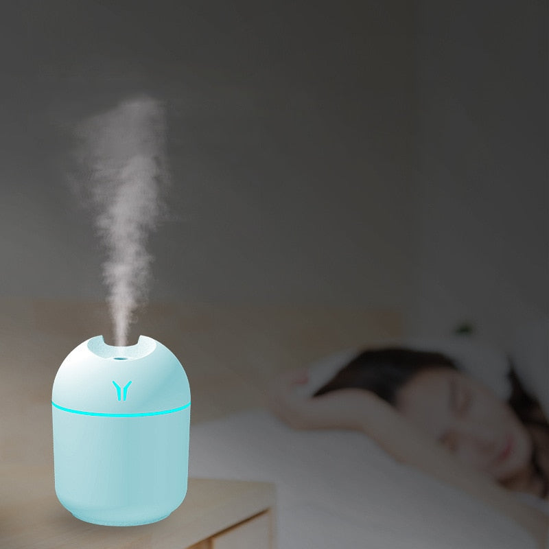 Xiaomi Air Humidifier Portable Car Air Freshener USB Aroma Diffuser for Essential Oil Ultrasonic Mist Maker with Colorful Lamp