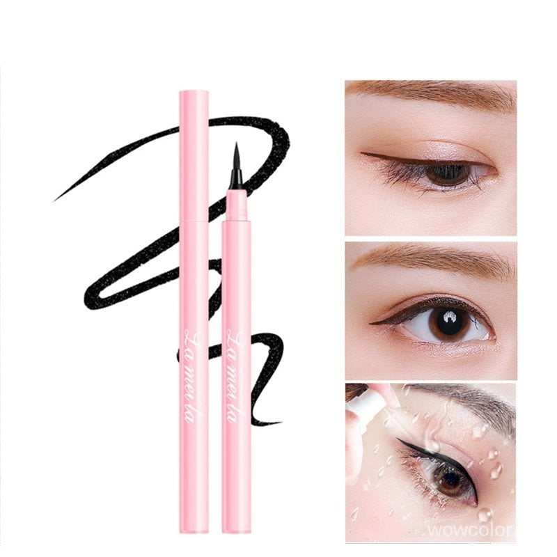 Lemooc Black Liquid Eyeliner Eye Make Up Super Waterproof Long Lasting Eye Liner Easy to Wear Eyes Makeup Cosmetics Tools