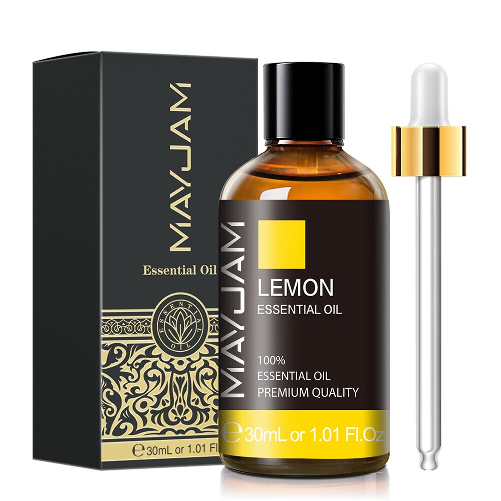 MAJYAM 30ml Pure Natural Tea Tree Essential Oils Diffuser Aromatic Oil Eucalyptus Mint Lemon Rosemary Cinnamon Lemongrass Oil